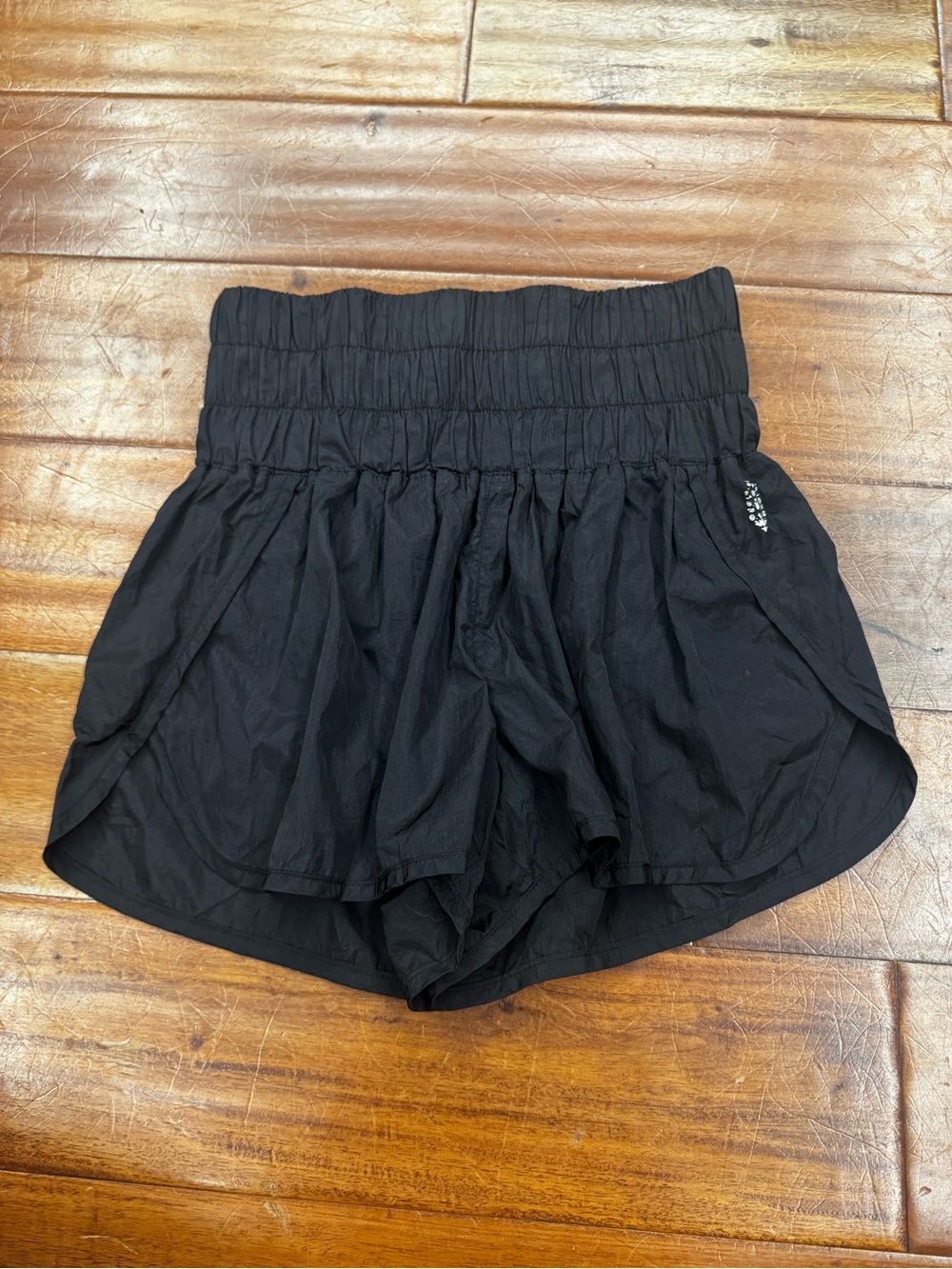 FP Movement by Free People Black Layered Athletic Shorts